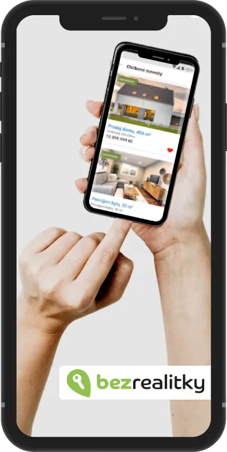 Mobile visual for the Bezrealitky campaign