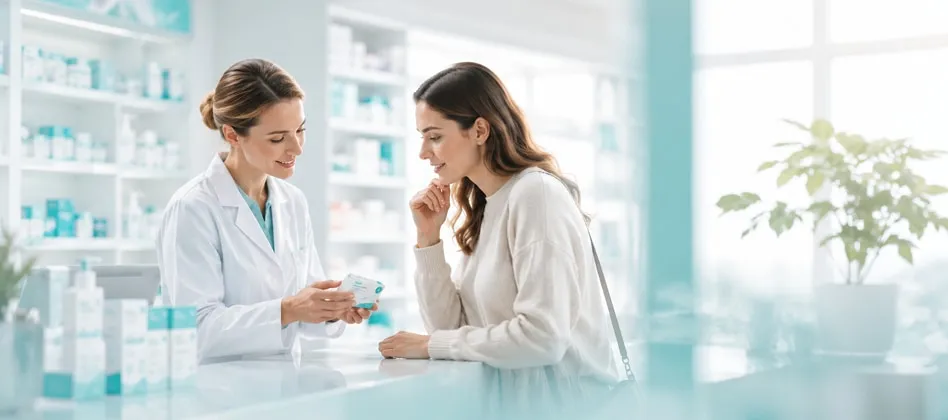 Educational content for an Rx brand