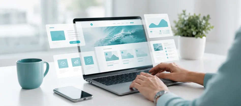 Team collaboration on a UX project