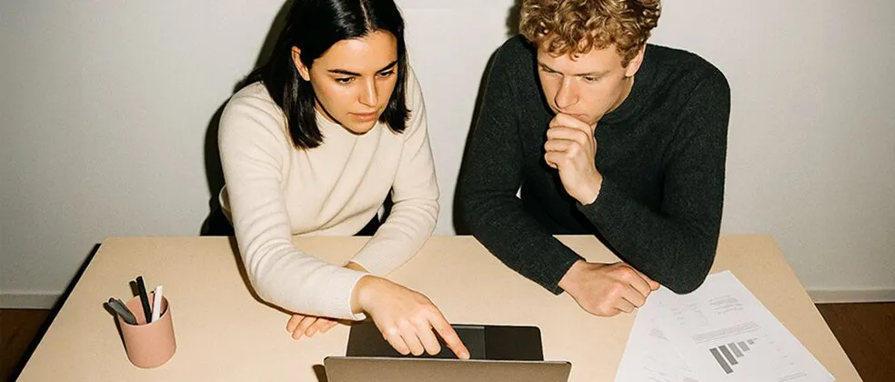 Team collaboration on a UX project